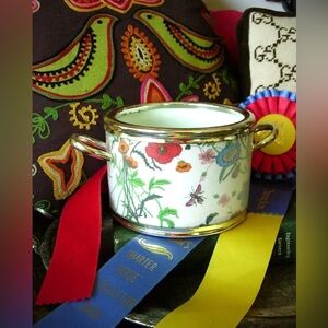 RARE Vintage GUCCI Accornero Ice Bucket Wine Cooler Barware Table Accessory GG